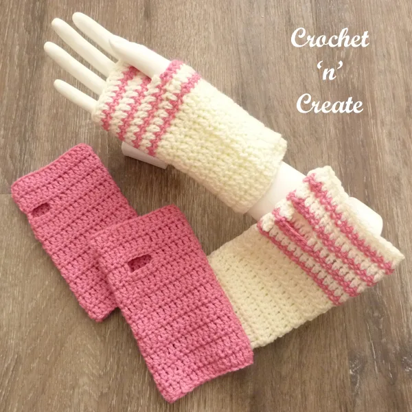 two colour gloves