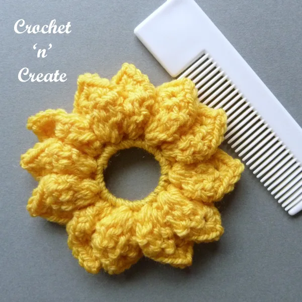 yellow scrunchy