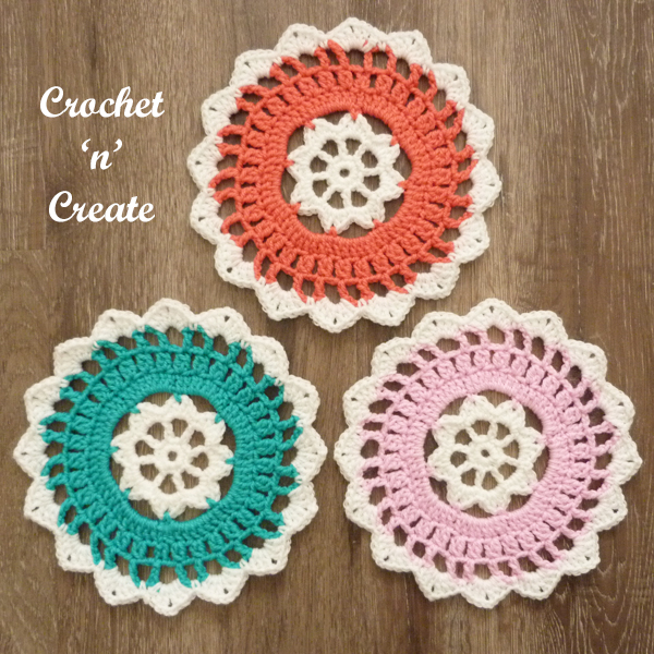 crochet star doily pattern