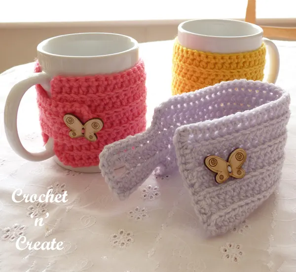 crochet mug wrap pattern