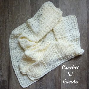 Crochet Soft Textured Blanket - Free Crochet Pattern on Crochet 'n' Create