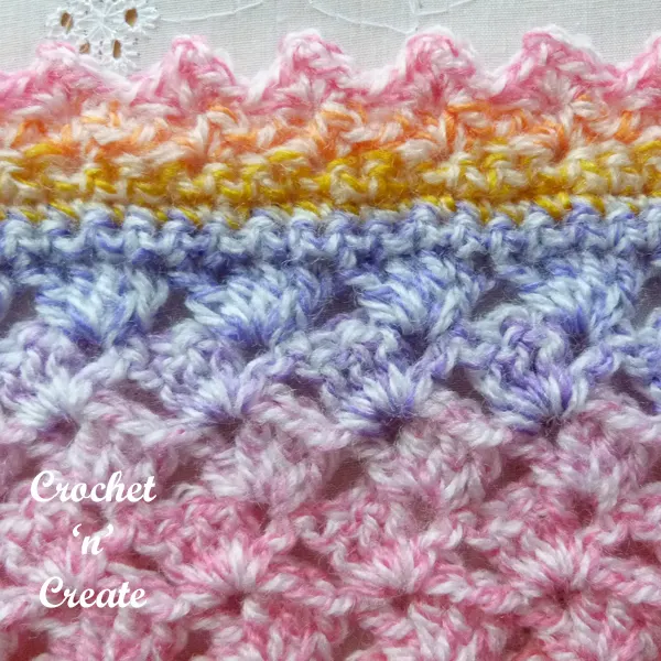 crochet mat edge