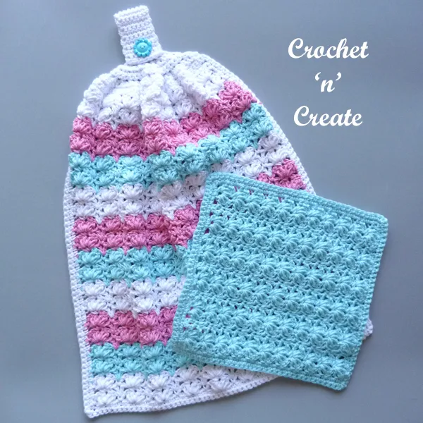 puff dishcloth-teatowel