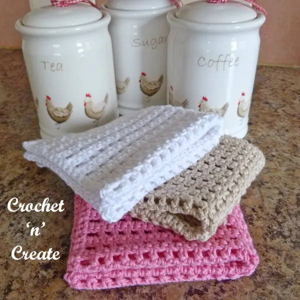 simple household crochet cloth