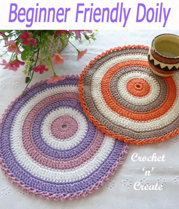 beginner friendly crochet doily