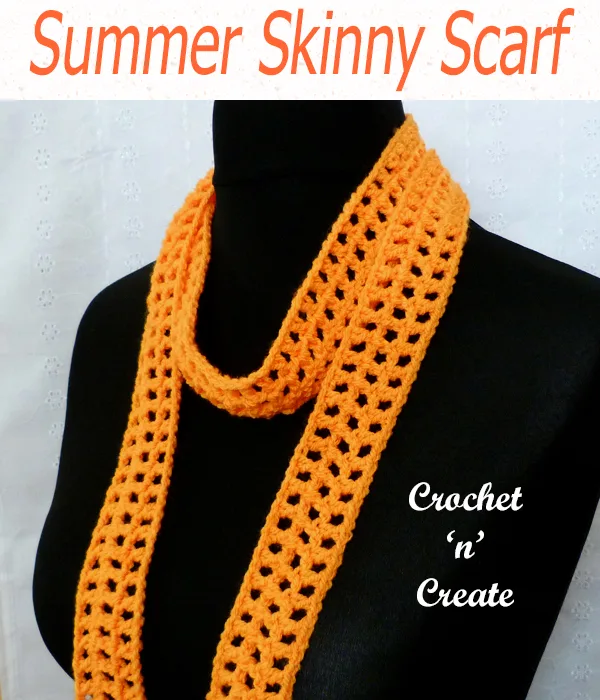 summer skinny scarf