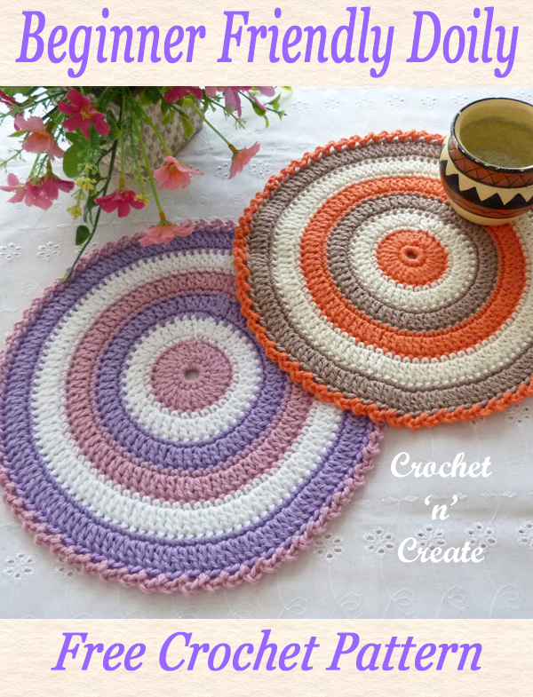 beginner friendly crochet doily