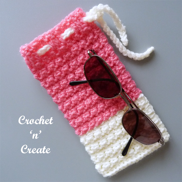 sunglasses case crochet pattern