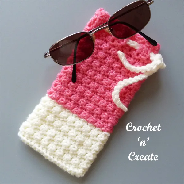 sunglasses case crochet pattern