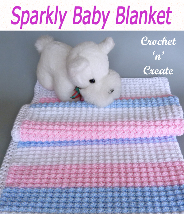 sparkly baby blanket