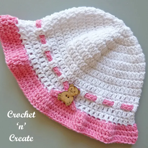 sweet crochet baby hat