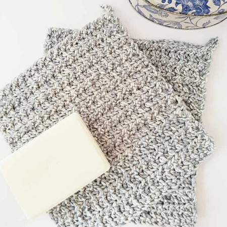 textured washcloth