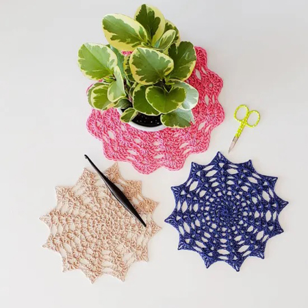 10 free crochet doilies