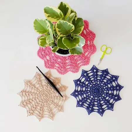 10 free crochet doilies