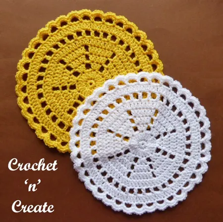 10 free crochet doilies