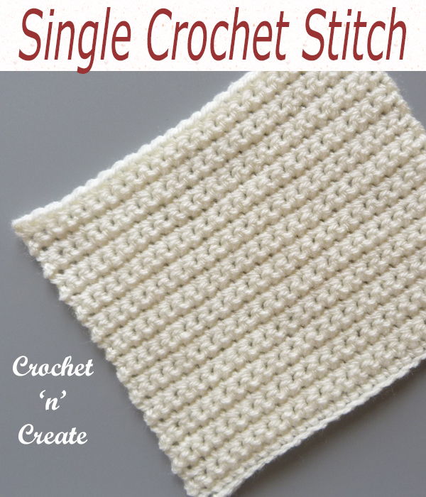 single crochet pictorial