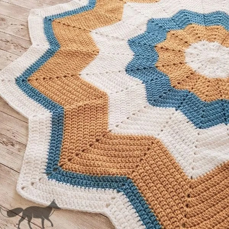 rising star baby blanket