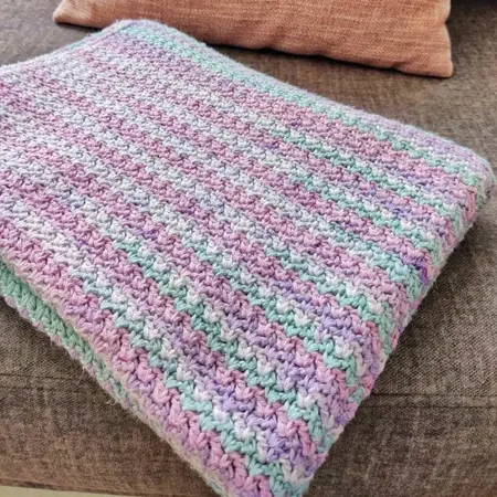 repeat stitch blanket