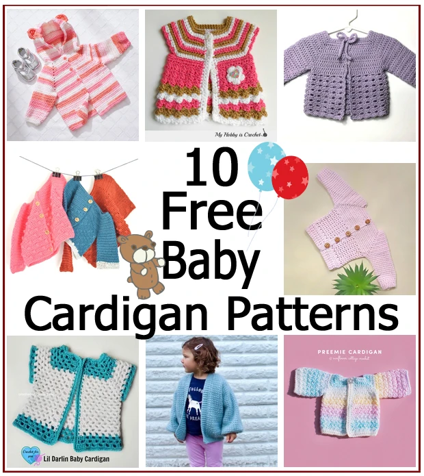 Free Crochet Baby Cardigan Patterns on Crochet n Create