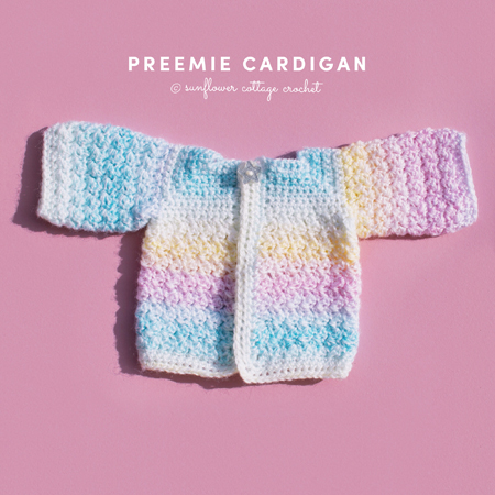 preemie cardigan