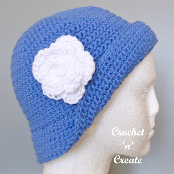 summer bucket crochet hat