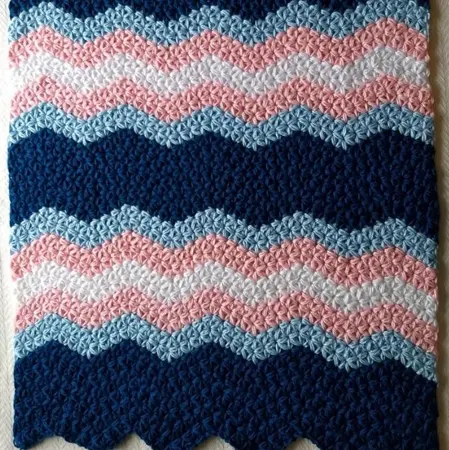 jasmine ripple blanket