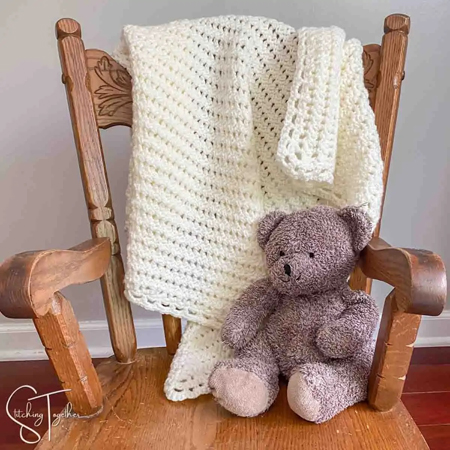 lacy baby blanket