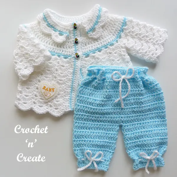 newborn coat-bloomers set