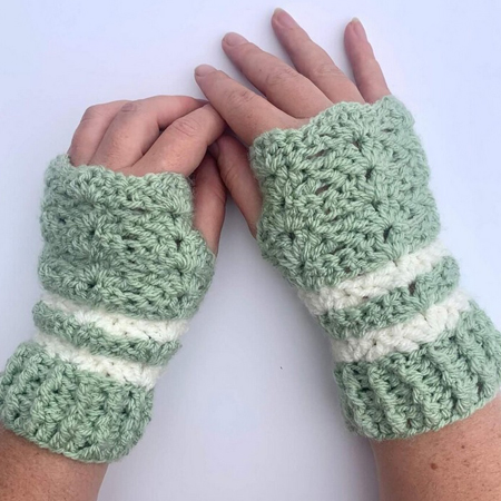 Shell Stitch gloves