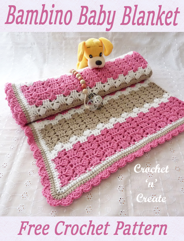 bambino crochet baby blanket