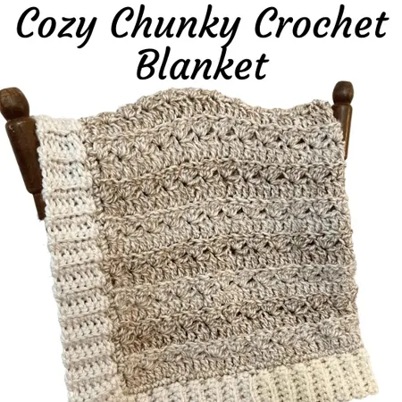 cozy chunky crochet blanket