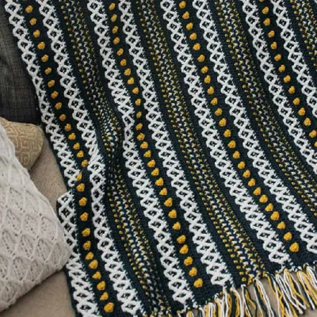 Modern Crochet Blanket