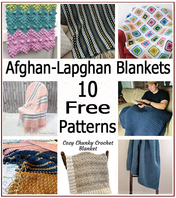 10 afghan crochet blankets