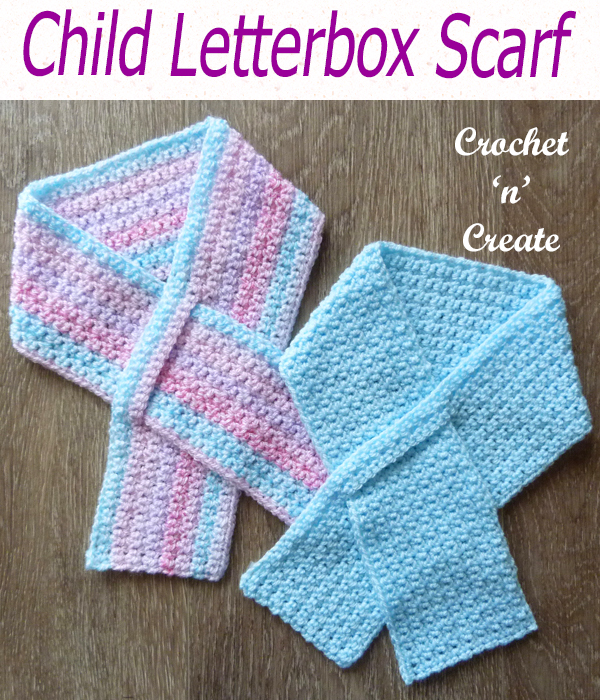 child letterbox scarf