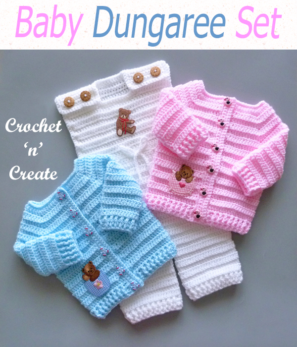 baby dungaree set