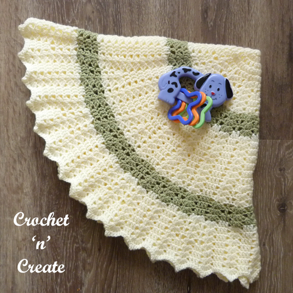 circular crochet baby blanket