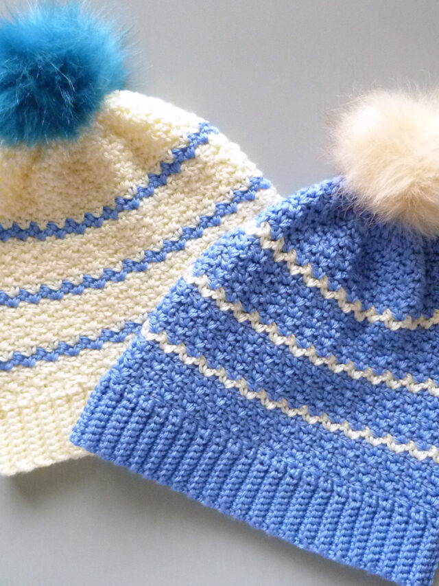 Wattle Beanie Hat Crochet Pattern