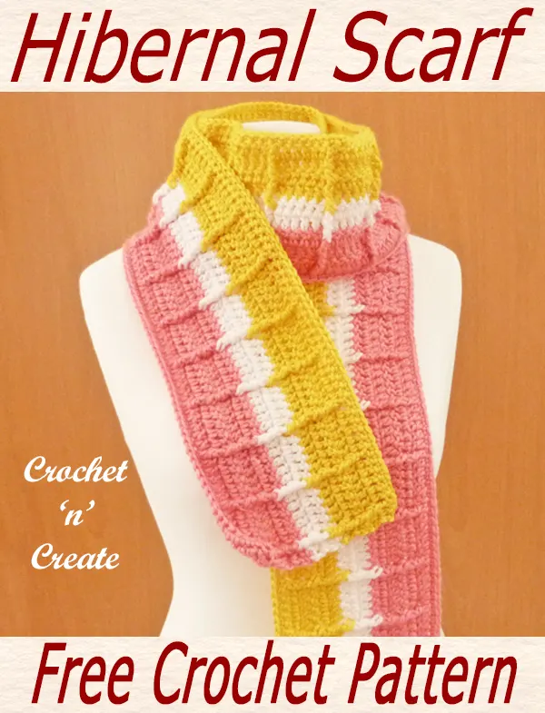 hibernal crochet scarf pattern