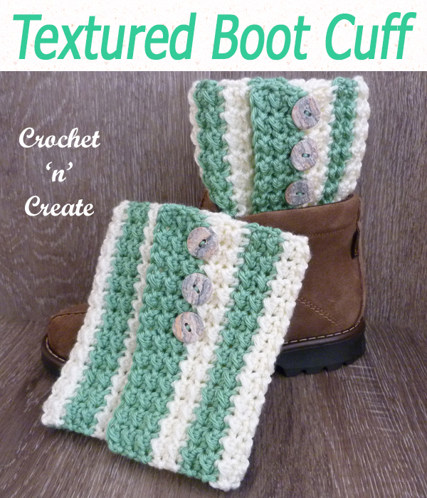 textured boot cuff