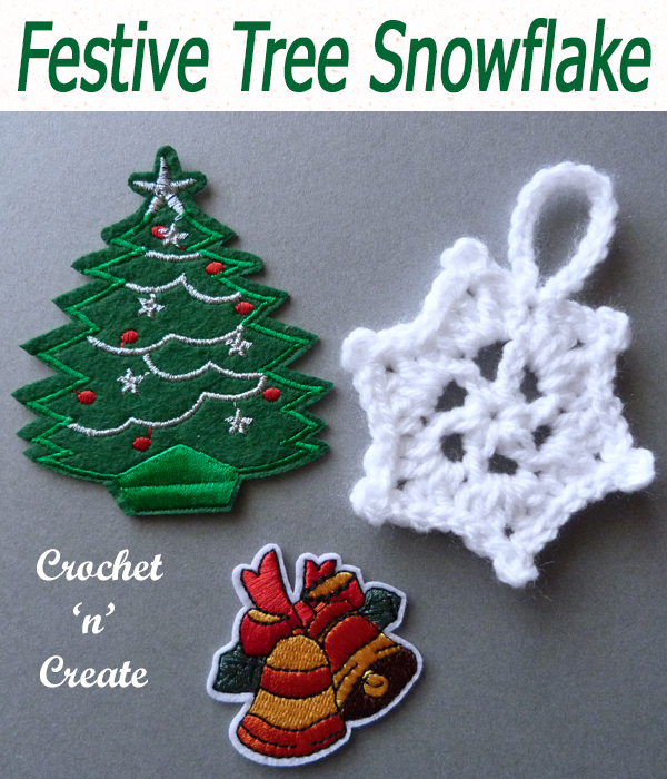 festive tree snowflake