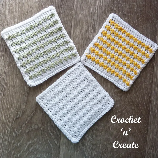 bumps crochet blanket square