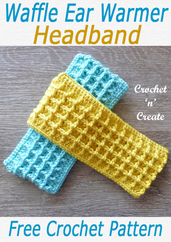 waffle ear warmer headband