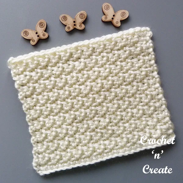 Alternate single crochet stitch