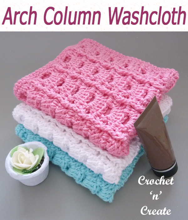 arch column washcloth