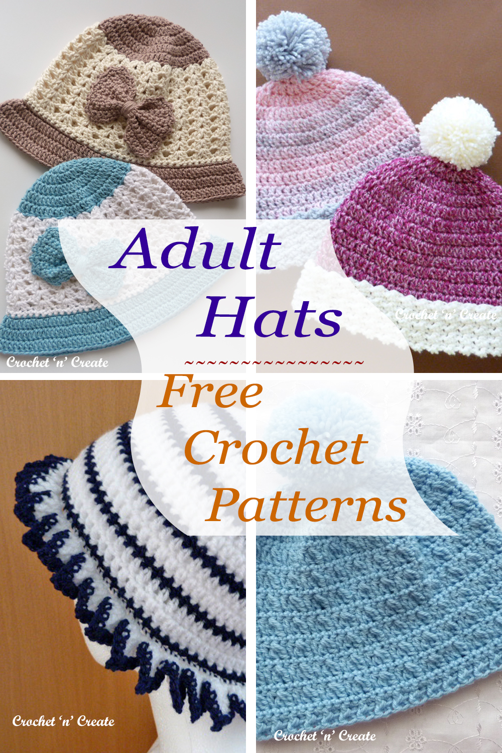 crochet adult hat patterns