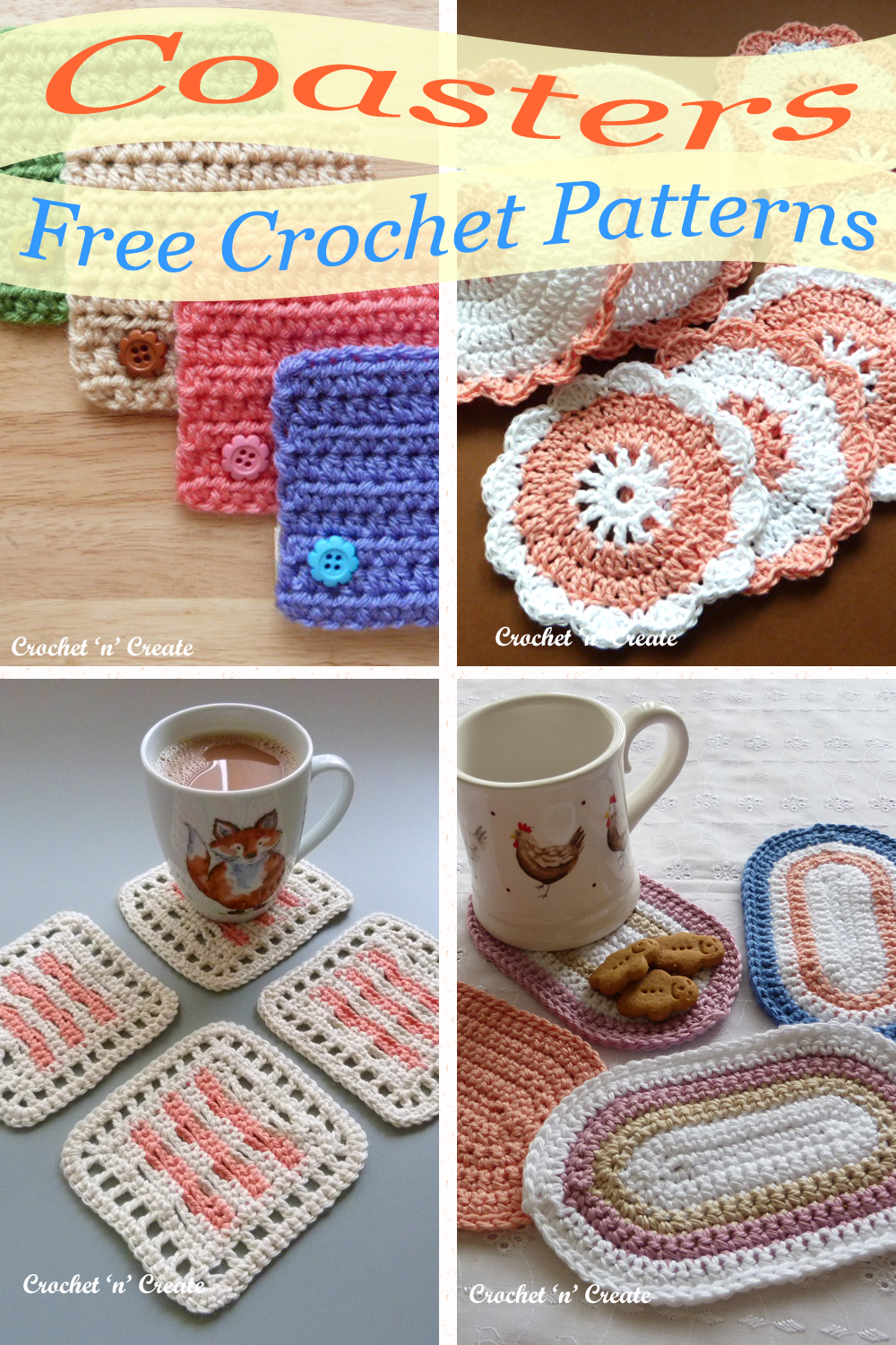 crochet coaster patterns