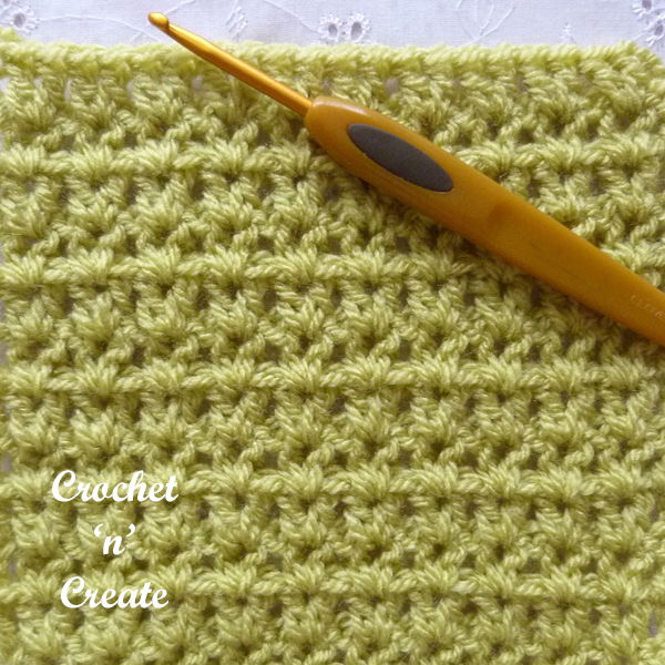 treble crochet v stitch uk