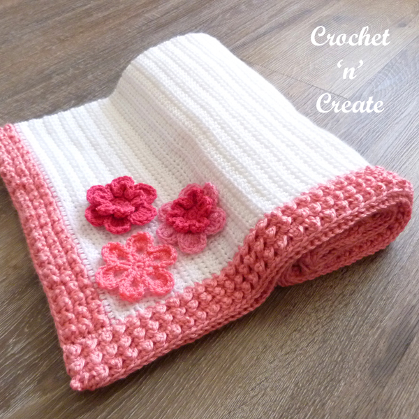 candy floss crochet blanket