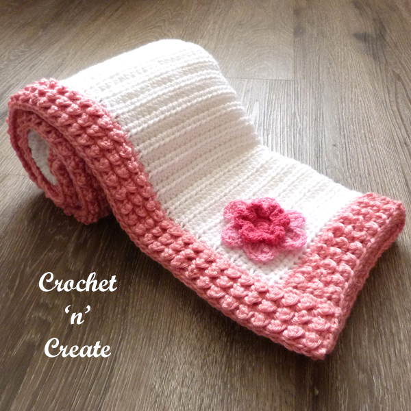 candy floss crochet blanket