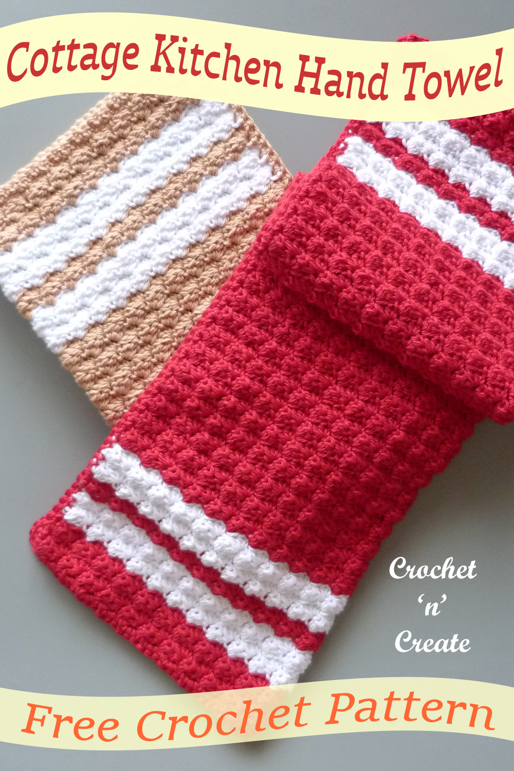 cottage kitchen hand towel